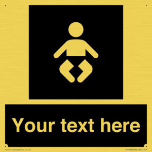 Custom information: black panel baby change